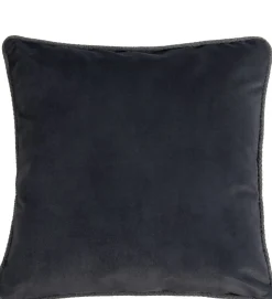XOOON Timeless Sean kussen 60x60cm in de kleur Antraciet - COCOmaison^ Woonaccessoires