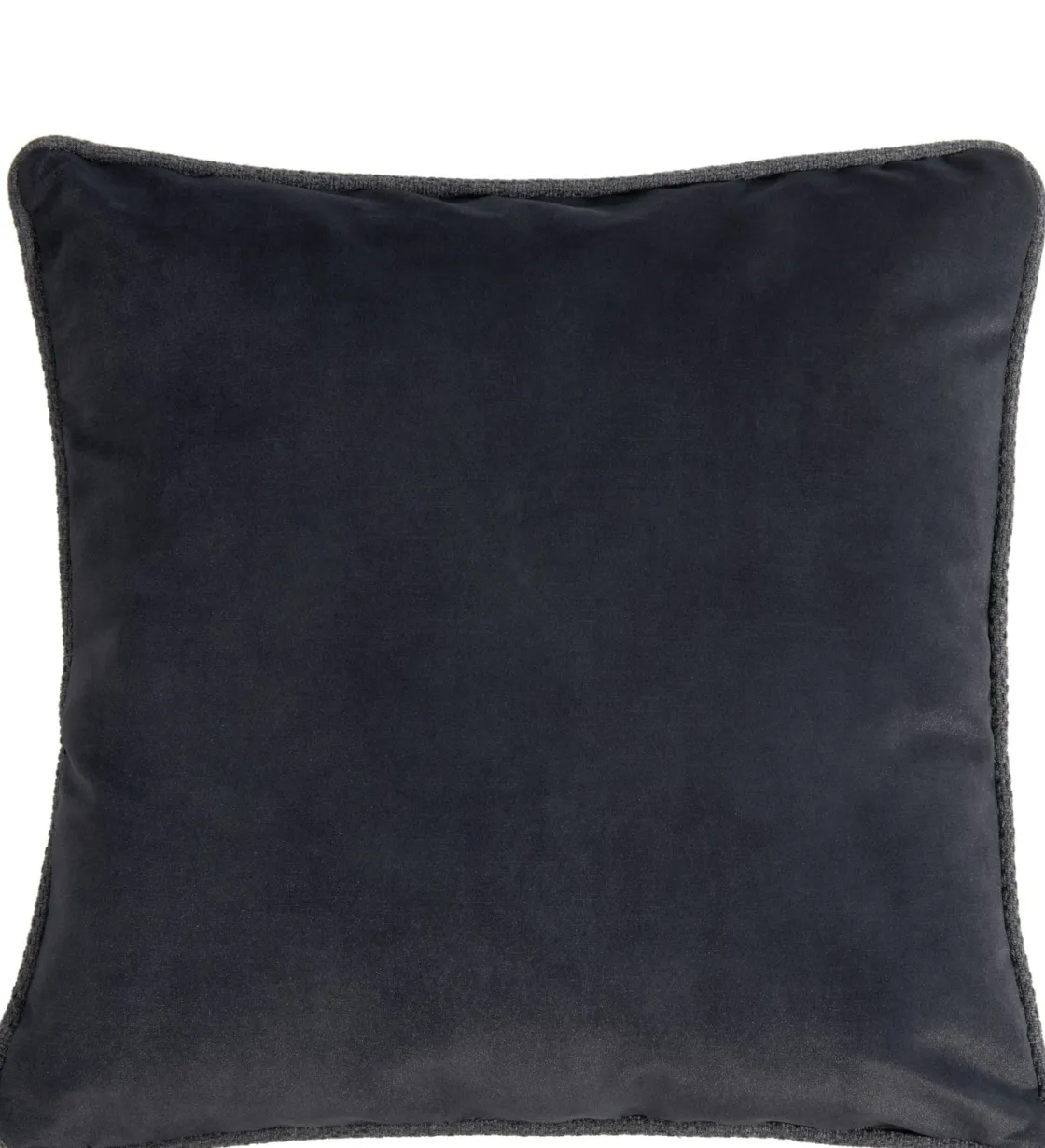 XOOON Timeless Sean kussen 60x60cm in de kleur Antraciet - COCOmaison^ Woonaccessoires