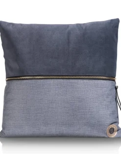 XOOON Timeless Sofia kussen 45x45cm in de kleur Antraciet^ Woonaccessoires