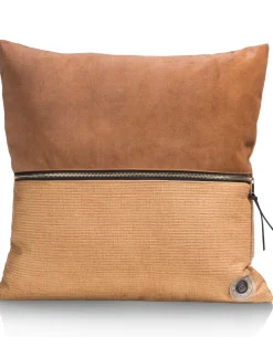 XOOON Timeless Sofia kussen 45x45cm in de kleur Geel - COCOmaison^ Woonaccessoires