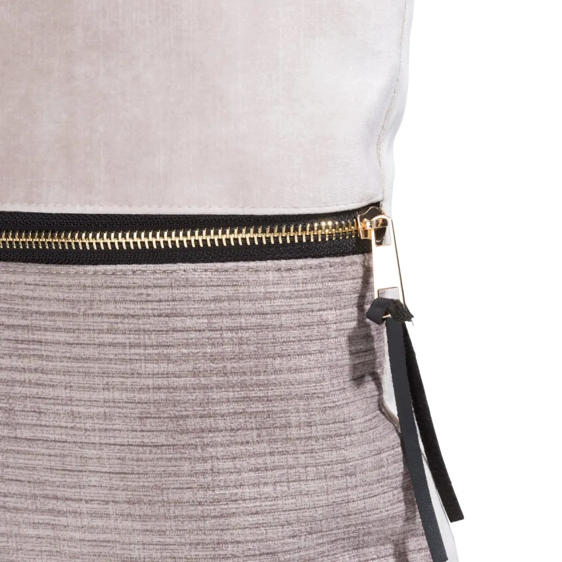 XOOON Timeless Sofia kussen 45x45cm in de kleur Beige - COCOmaison^ Woonaccessoires