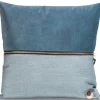 XOOON Timeless Sofia kussen 45x45cm in de kleur Blauw - COCOmaison^ Woonaccessoires