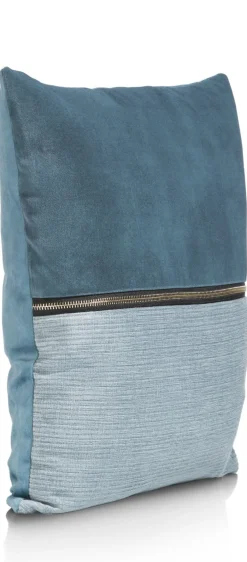 XOOON Timeless Sofia kussen 45x45cm in de kleur Blauw - COCOmaison^ Woonaccessoires