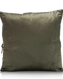 XOOON Timeless Sofia kussen 45x45cm in de kleur Olijf - COCOmaison^ Woonaccessoires