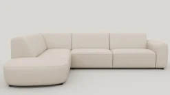 XOOON Tineo, hoekbank links - Livigno - Creme^ Tineo|Tineo