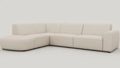 XOOON Tineo, hoekbank links - Livigno - Creme^ Tineo|Tineo