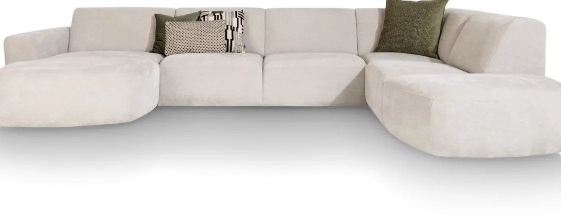 XOOON Tineo, Longchair links - 2,5 zits zonder armen - ottomane groot rechts^ Tineo|Tineo