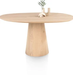 XOOON Trenton eetkamertafel 150 x 120 cm in de kleur Naturel -^ Eettafels|Tafelconfigurator