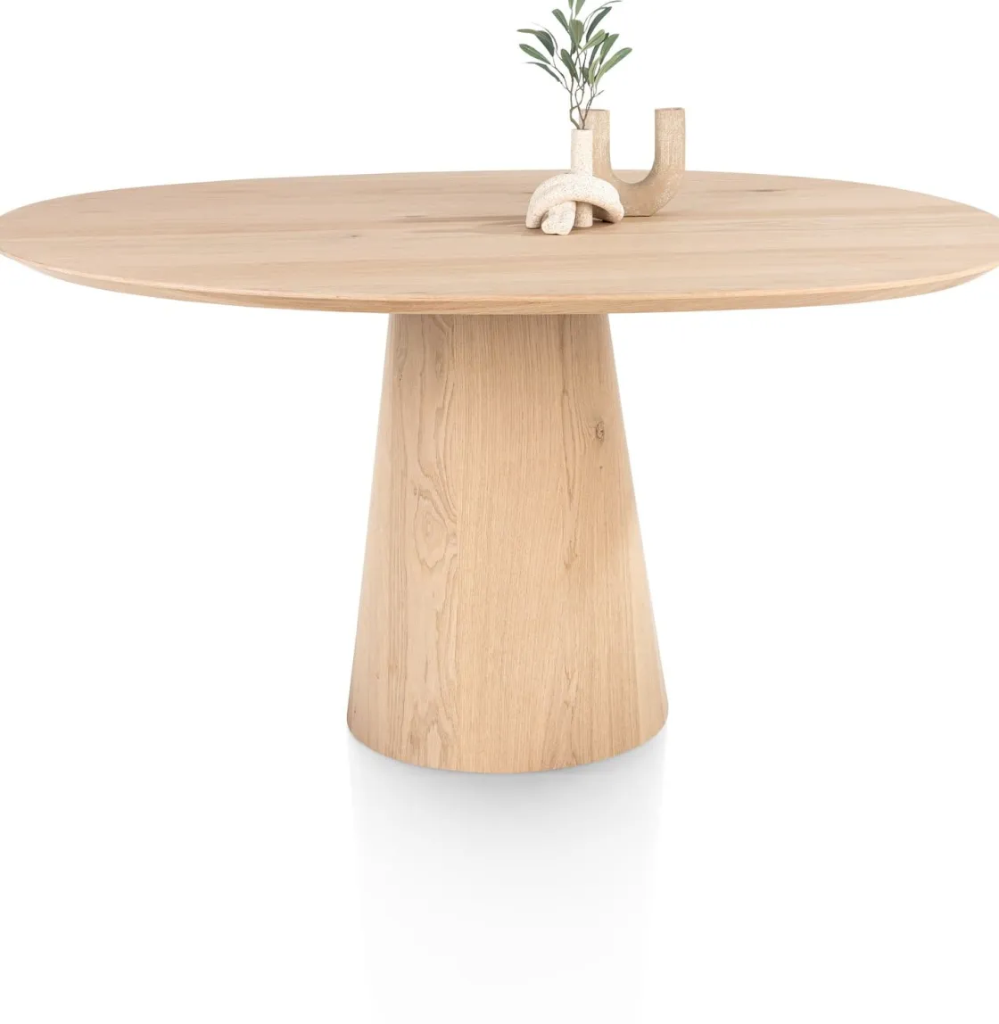 XOOON Trenton eetkamertafel 150 x 120 cm in de kleur Naturel -^ Eettafels|Tafelconfigurator