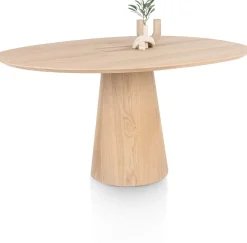 XOOON Trenton eetkamertafel 150 x 120 cm in de kleur Naturel -^ Eettafels|Tafelconfigurator
