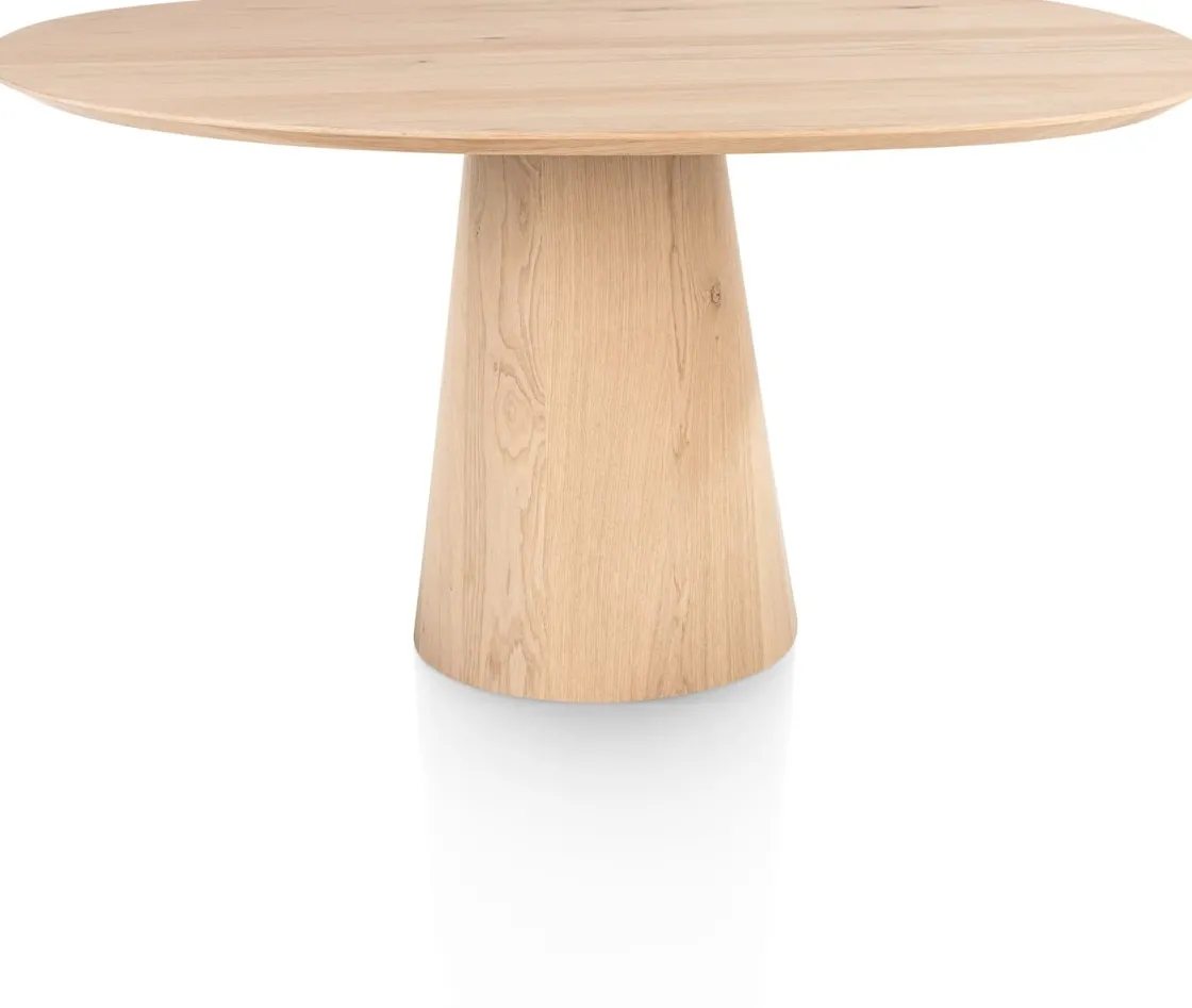 XOOON Trenton eetkamertafel 150 x 120 cm in de kleur Naturel -^ Eettafels|Tafelconfigurator