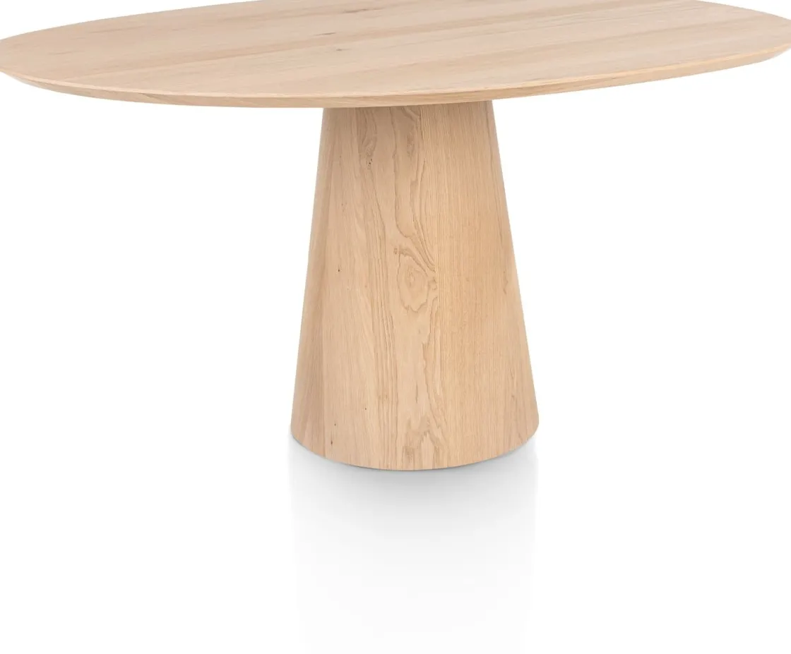 XOOON Trenton eetkamertafel 150 x 120 cm in de kleur Naturel -^ Eettafels|Tafelconfigurator