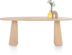 XOOON Trenton, eetkamertafel 210 x 105 cm - natural^ Tafelconfigurator|Eettafels
