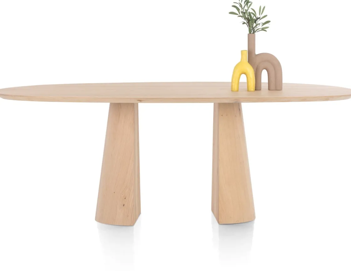 XOOON Trenton, eetkamertafel 210 x 105 cm - natural^ Tafelconfigurator|Eettafels