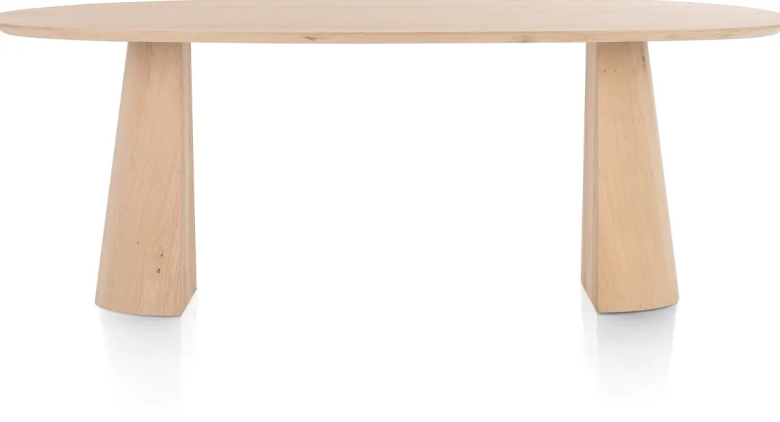 XOOON Trenton, eetkamertafel 210 x 105 cm - natural^ Tafelconfigurator|Eettafels