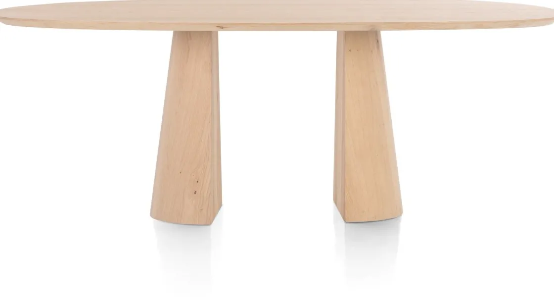 XOOON Trenton, eetkamertafel 210 x 105 cm - natural^ Tafelconfigurator|Eettafels