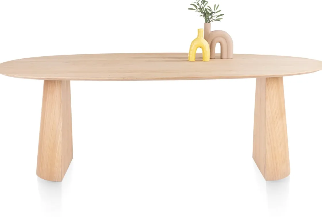 XOOON Trenton, eetkamertafel 240 x 110 cm - natural^ Tafelconfigurator|Eettafels