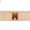 XOOON Trenton, lowboard 210 cm - 2-deuren + 2-laden + 1-niche - natural^ Dressoirs|Tv-Meubelen