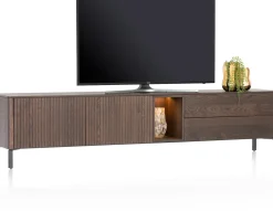 XOOON Trenton lowboard 240 cm - 2-deuren + 2-laden + 1-niche -^ Tv-Meubelen|Dressoirs