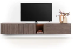 XOOON Trenton, Lowboard 270 cm. - 2-deuren + 2-laden + 1-niche - Clay^ Tv-Meubelen|Dressoirs