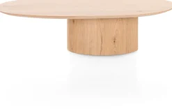 XOOON Trenton salontafel 120 x 50 cm in de kleur Naturel -^ Salontafels|Tafelconfigurator