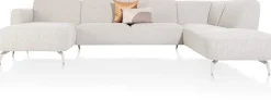 XOOON Twist, Longchair links - 2,5 zits zonder armen - ottomane rechts^ Twist