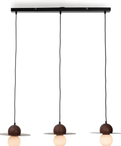 XOOON Ufo hanglamp (3*G9) in de kleur Bruin - COCOmaison^ Hanglampen