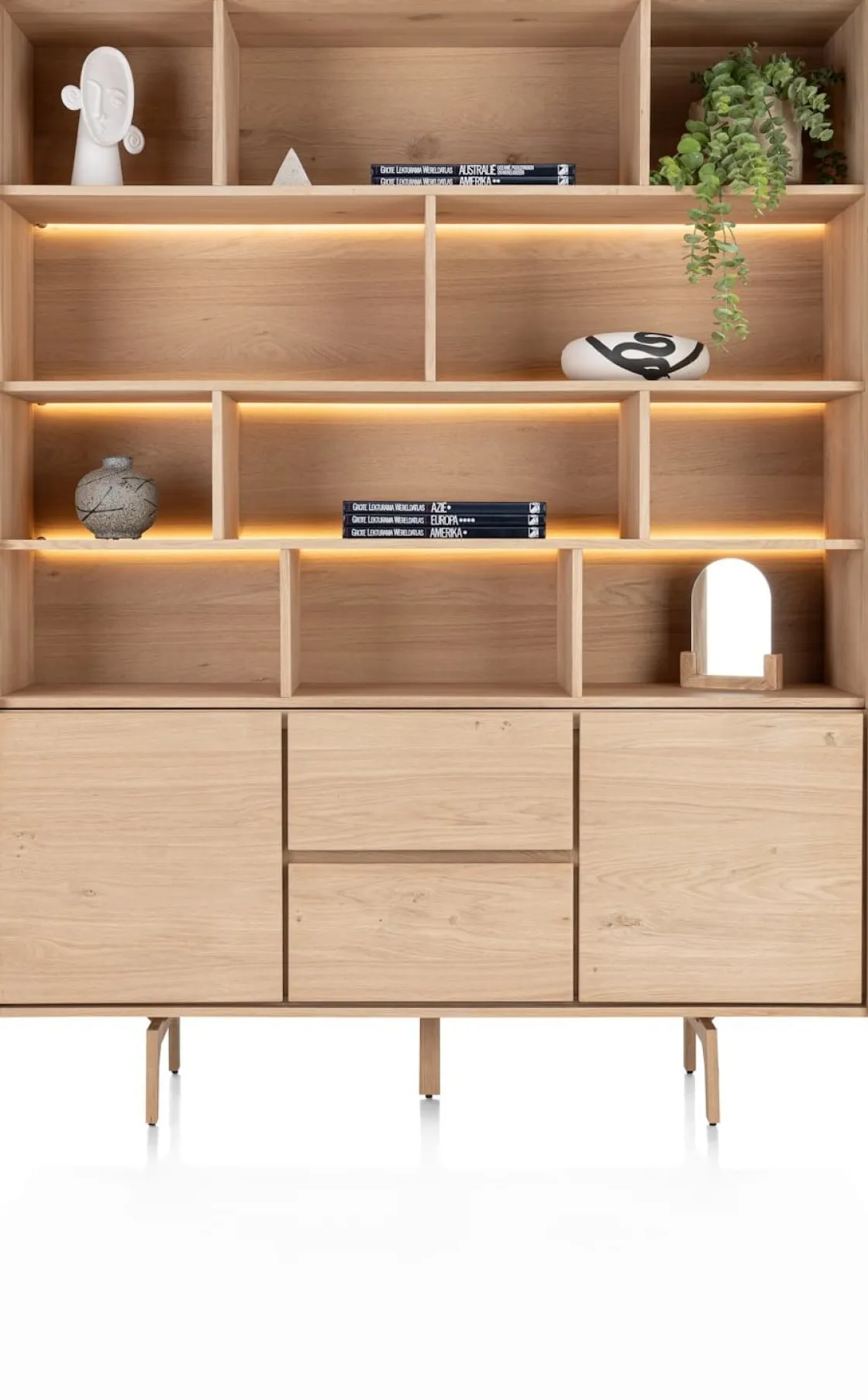 XOOON Valgard buffet 160 cm - 2-deuren (+ LED) -^ Bergkasten