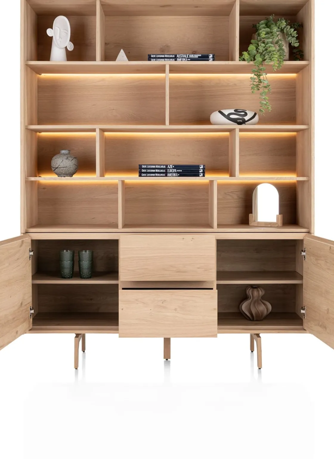 XOOON Valgard buffet 160 cm - 2-deuren (+ LED) -^ Bergkasten