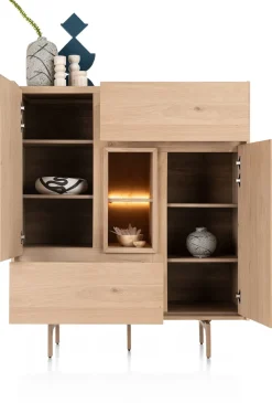 XOOON Valgard highboard 120 cm - 2-deuren (+ LED) -^ Bergkasten