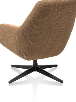 XOOON VERNON fauteuil met draaifunctie - lage rug -^ Leren Fauteuils|Stoffen Fauteuils
