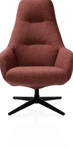 XOOON VERNON fauteuil met draaifunctie - hoge rug -^ Leren Fauteuils|Stoffen Fauteuils