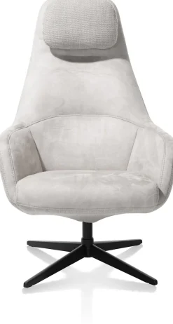 XOOON VERNON fauteuil met draaifunctie - hoge rug -^ Leren Fauteuils|Stoffen Fauteuils
