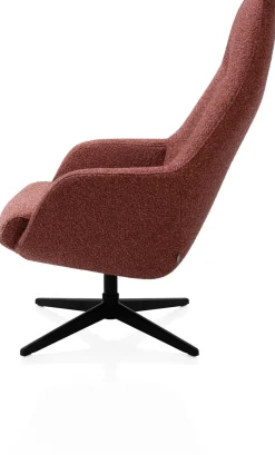 XOOON VERNON fauteuil met draaifunctie - hoge rug -^ Leren Fauteuils|Stoffen Fauteuils