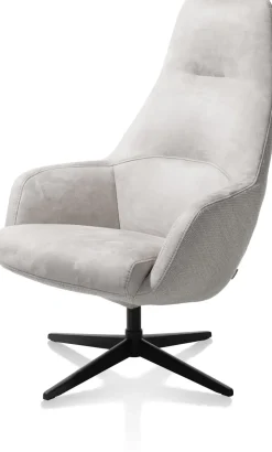 XOOON VERNON fauteuil met draaifunctie - hoge rug -^ Leren Fauteuils|Stoffen Fauteuils