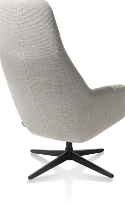 XOOON VERNON fauteuil met draaifunctie - hoge rug -^ Leren Fauteuils|Stoffen Fauteuils