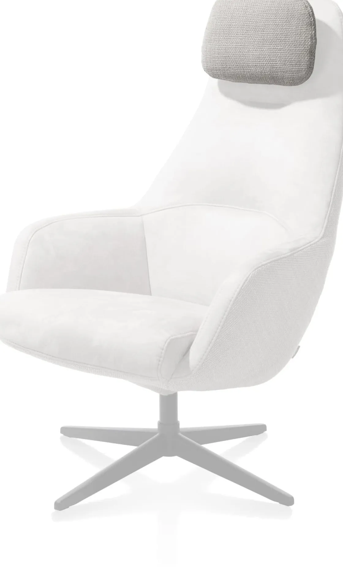 XOOON VERNON hoofdsteun -^ Leren Fauteuils|Stoffen Fauteuils