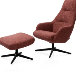 XOOON VERNON poef / hocker -^ Leren Fauteuils|Stoffen Fauteuils