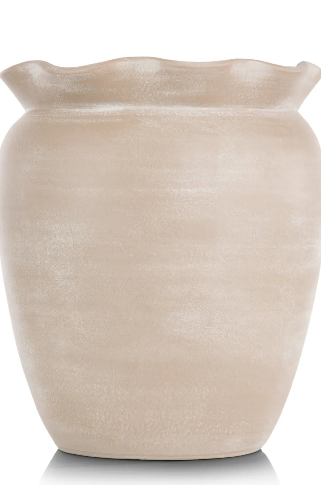 XOOON Wave pot H40cm in de kleur Beige - COCOmaison^ Woonaccessoires