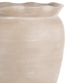 XOOON Wave pot H40cm in de kleur Beige - COCOmaison^ Woonaccessoires