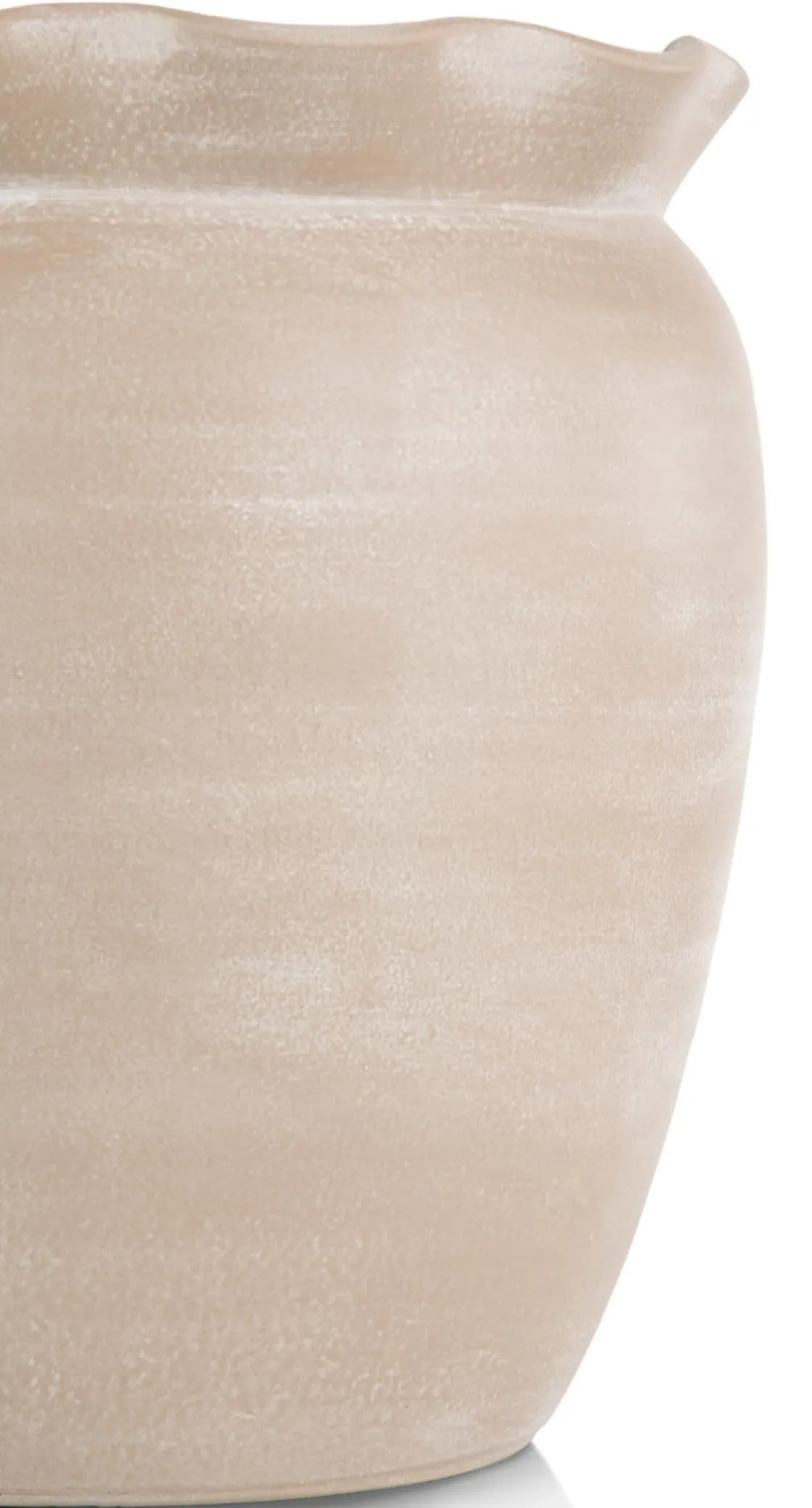 XOOON Wave pot H40cm in de kleur Beige - COCOmaison^ Woonaccessoires