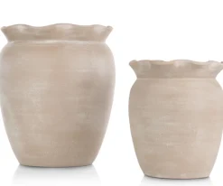 XOOON Wave pot H40cm in de kleur Beige - COCOmaison^ Woonaccessoires