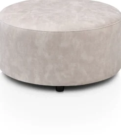 XOOON ZACH poef rond 80 cm - hoogte 40 cm |^ Poef/Hockers