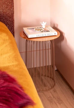 XOOON Zora bijzettafel (H51,5cm) in de kleur Oranje - COCOmaison^ Woonaccessoires|Bijzettafels